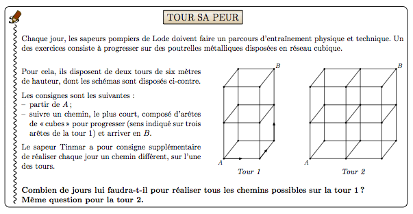 enonce toursapeur